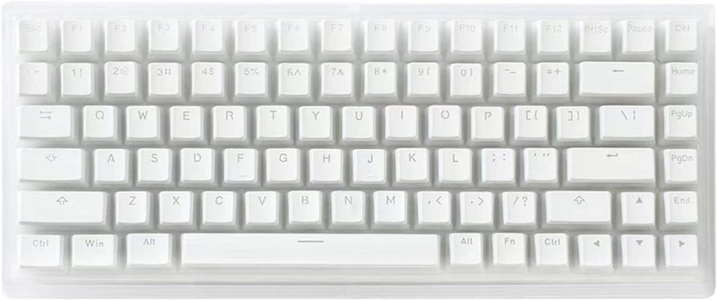 84-Key Hot Swappable Mechanical Keyboard with Translucent ABS Case W692724