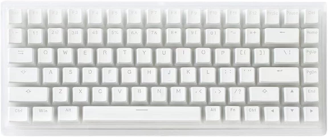 84-Key Hot Swappable Mechanical Keyboard with Translucent ABS Case W692724