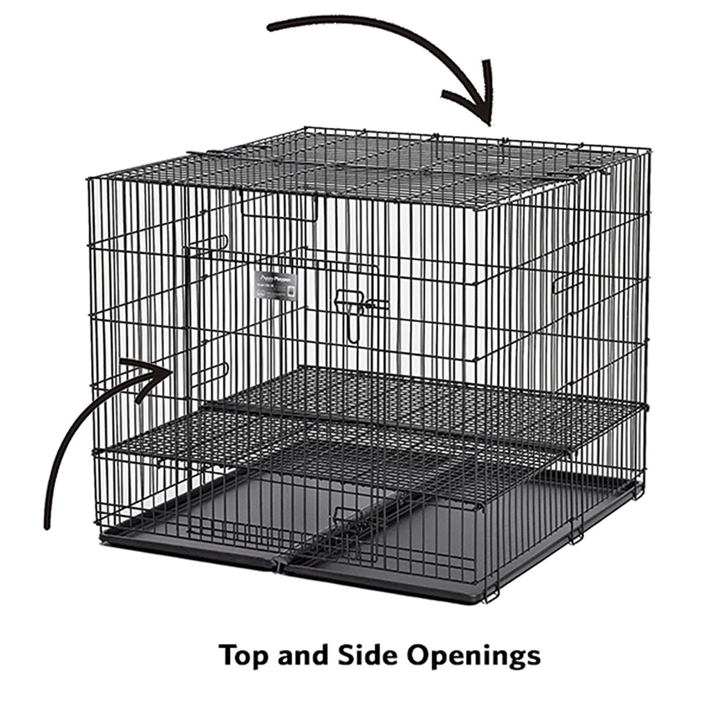 Puppy Playpen with Plastic Pan and Floor Grid C4892