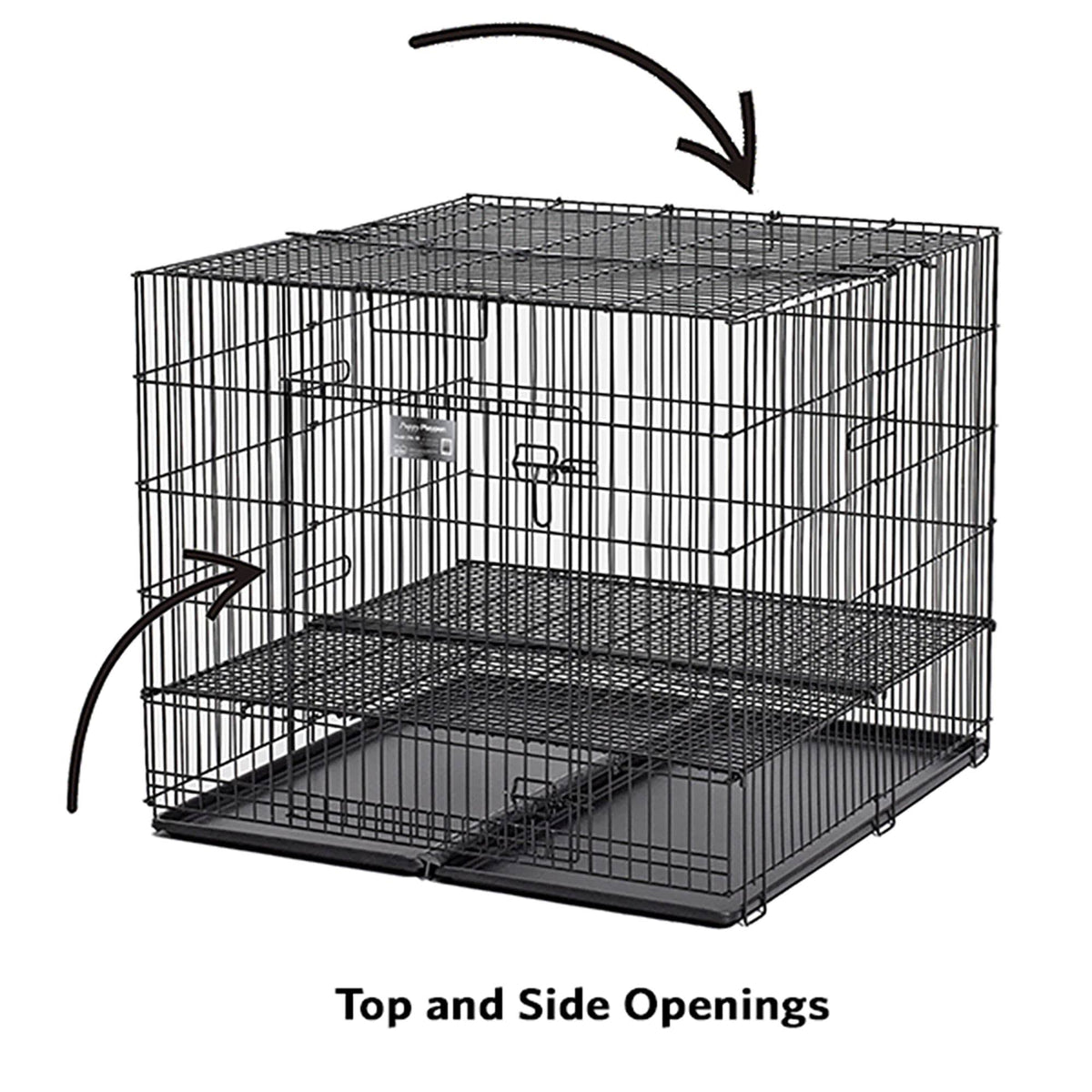 Puppy Playpen with Plastic Pan and Floor Grid C4892