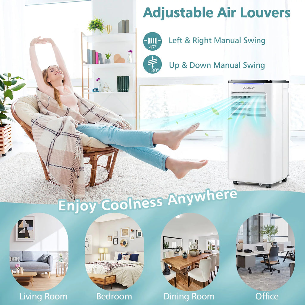 7100 BTU 10000 BTU Portable Air Conditioner 3-in-1 AC Unit Z856