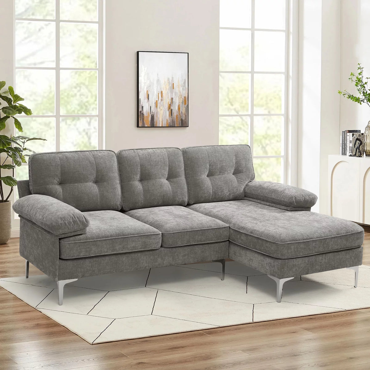 3-Piece Modular Sectional L-Shaped Sofa G6178