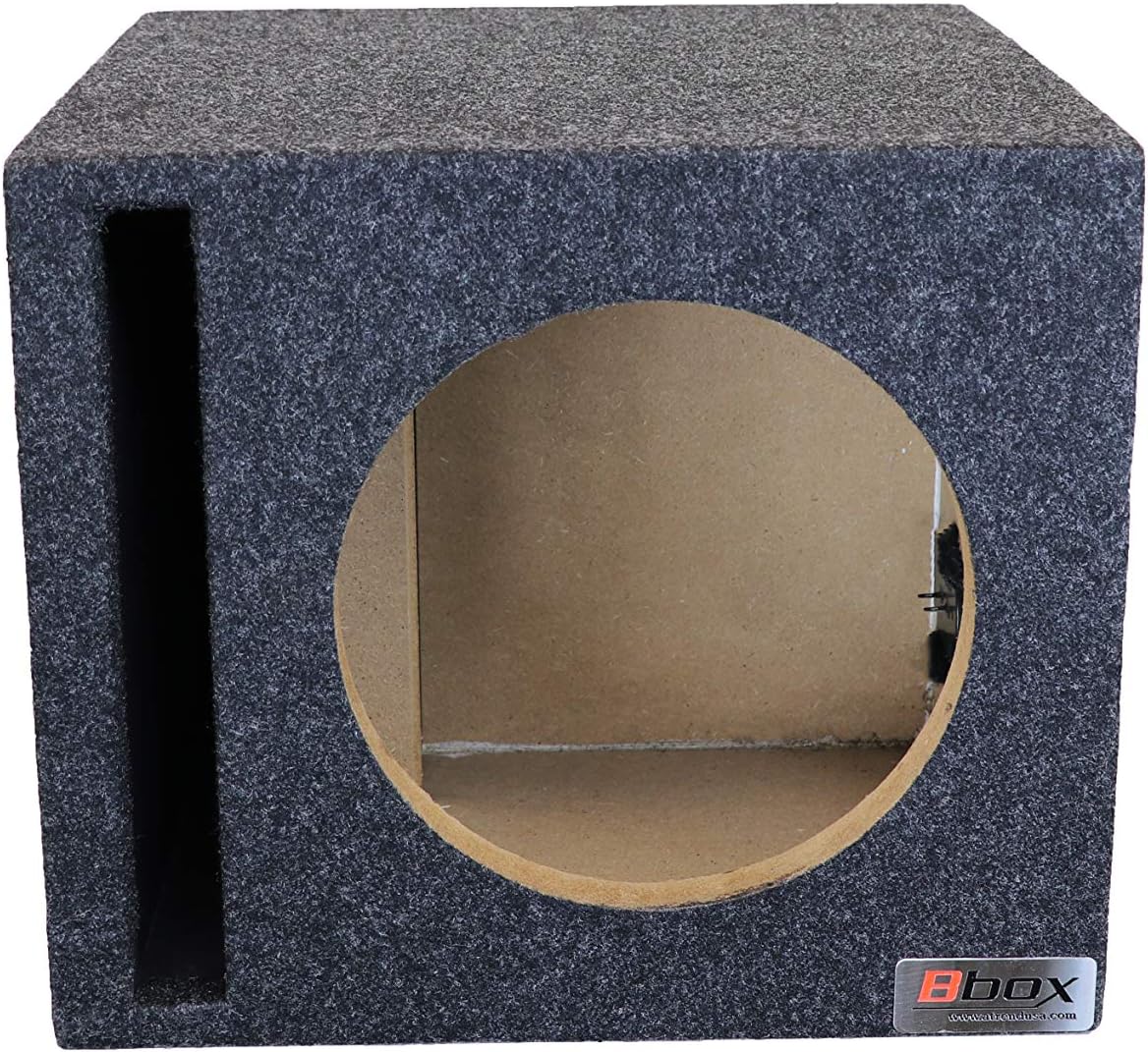 Single 12" Vented Carpeted Subwoofer Enclosure E487682