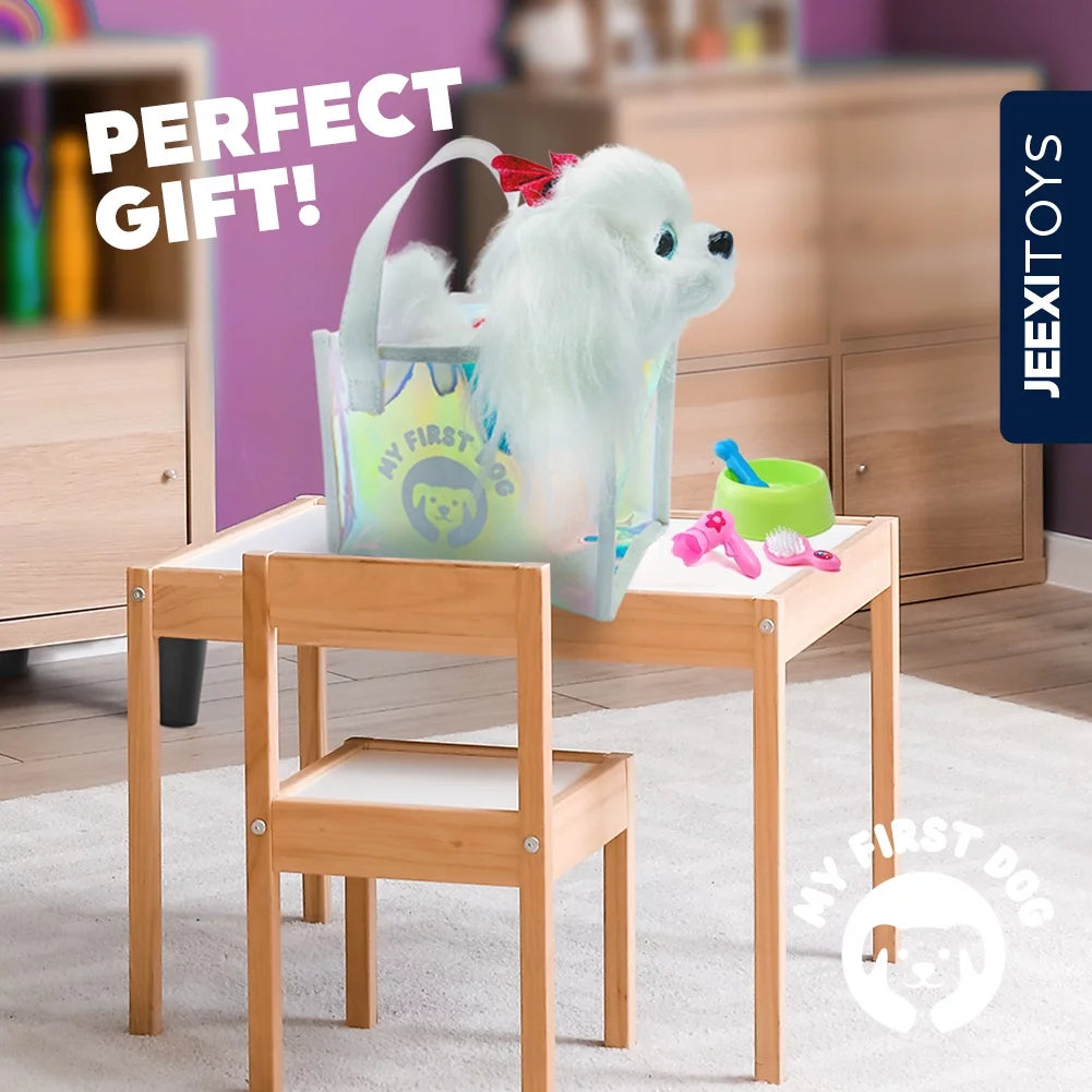 10" Plush Electronic Interactive Toy Dog with Remote Control P979