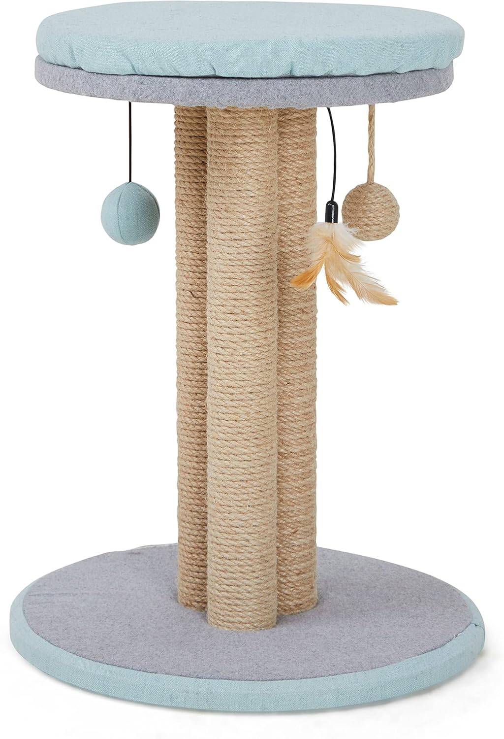 Cat Scratcher with 3-Sided Play Post, 20.5 H, Pack of 2 J886