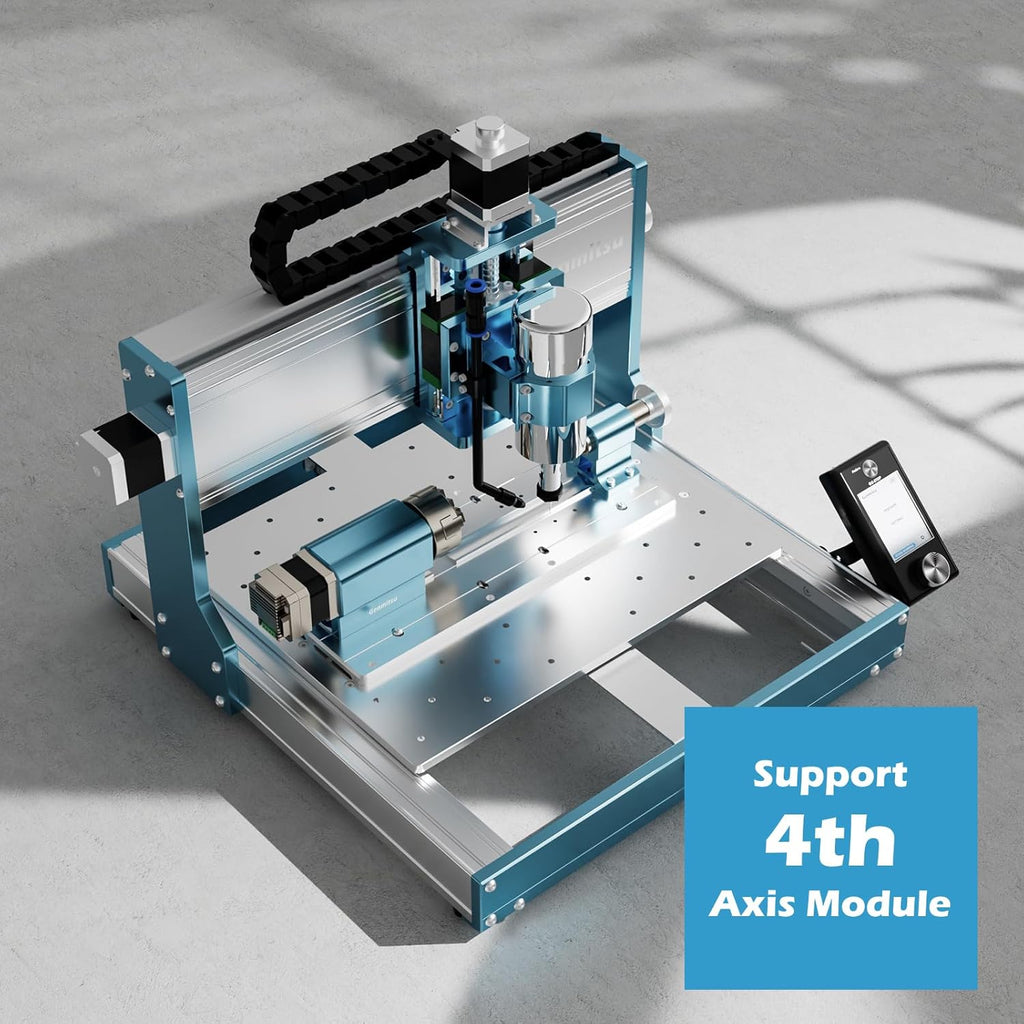 CNC Router Machine with Linear Guide & Ball Screw Motion, 360 x 300 x 12mm S744132