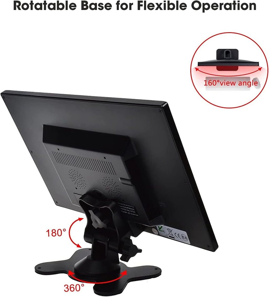 10.1 Inch Security CCTV Monitor with Remote Control Pack of 2 R8058