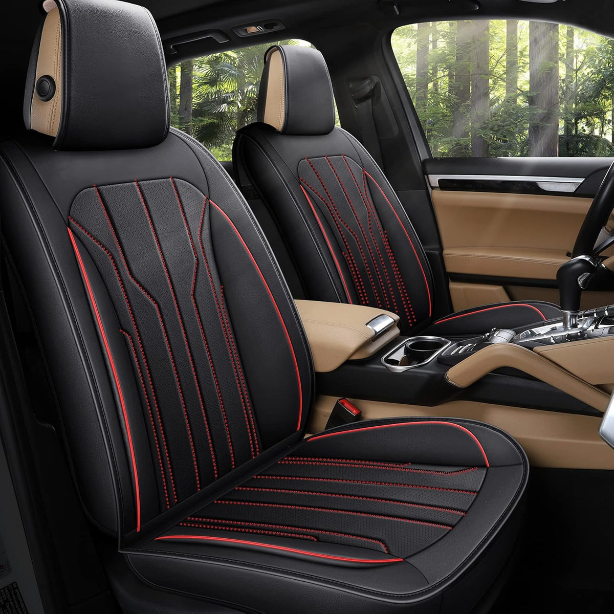 Leather Car Seat Covers Full Set D4670