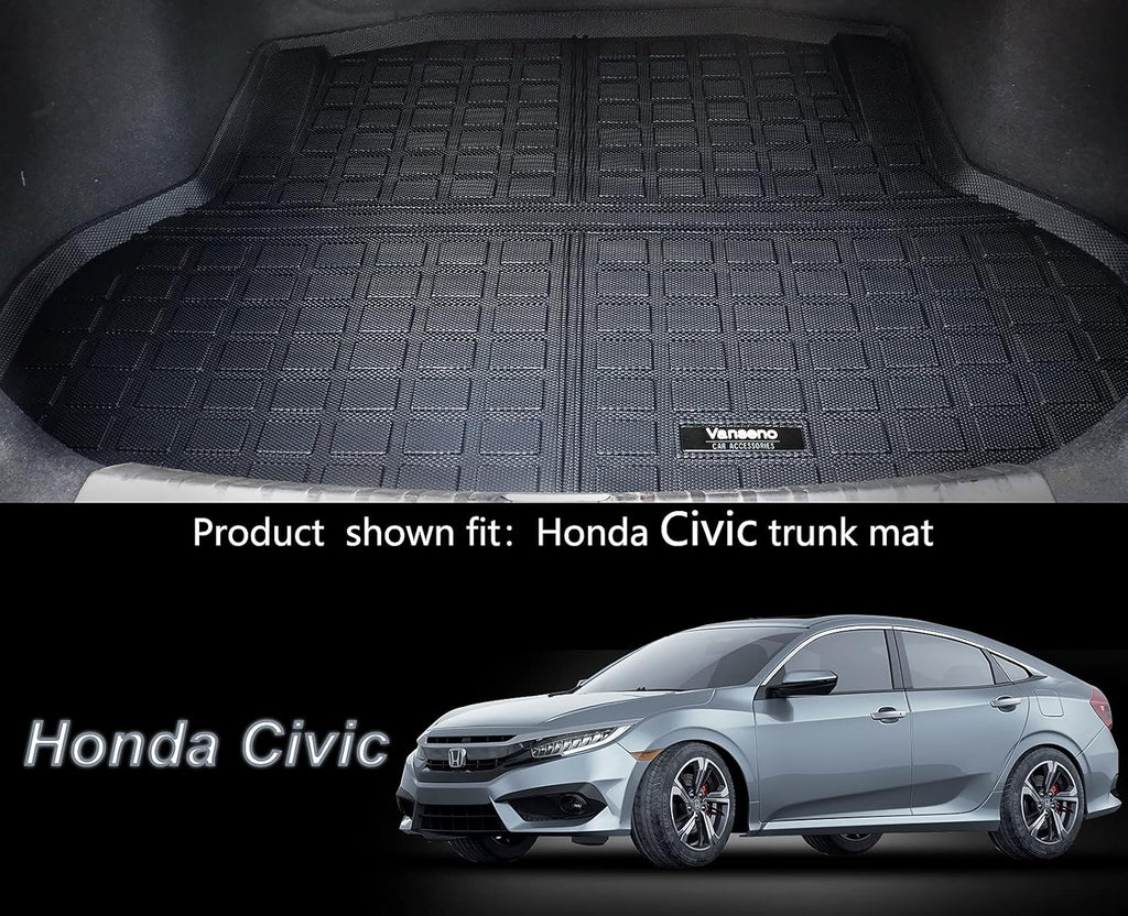 Black All-Weather Car Floor Mats & Cargo Trunk Liners Set M495903