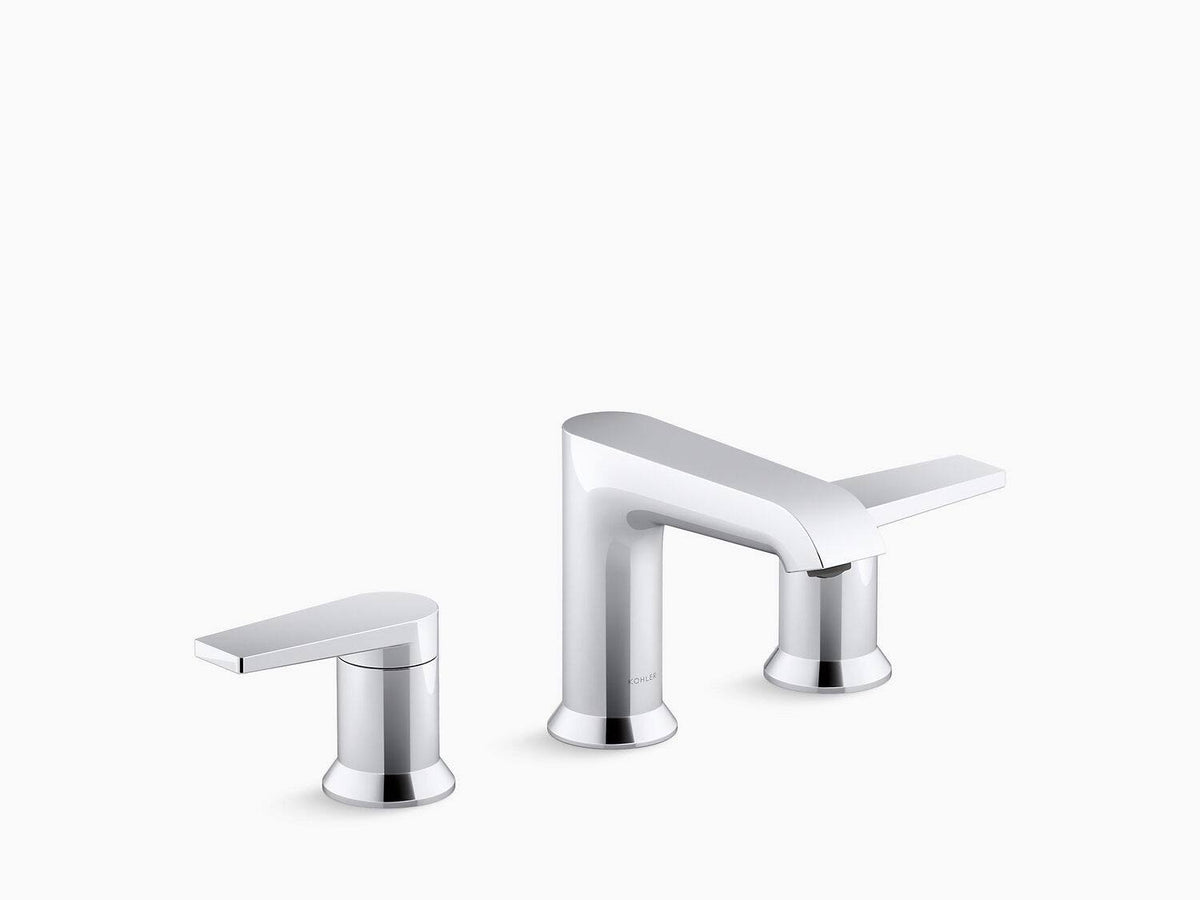 Vibrant Brushed Nickel Widespread Bathroom Sink Faucet P5494