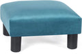 Blue Square Ottoman Footstool J7858