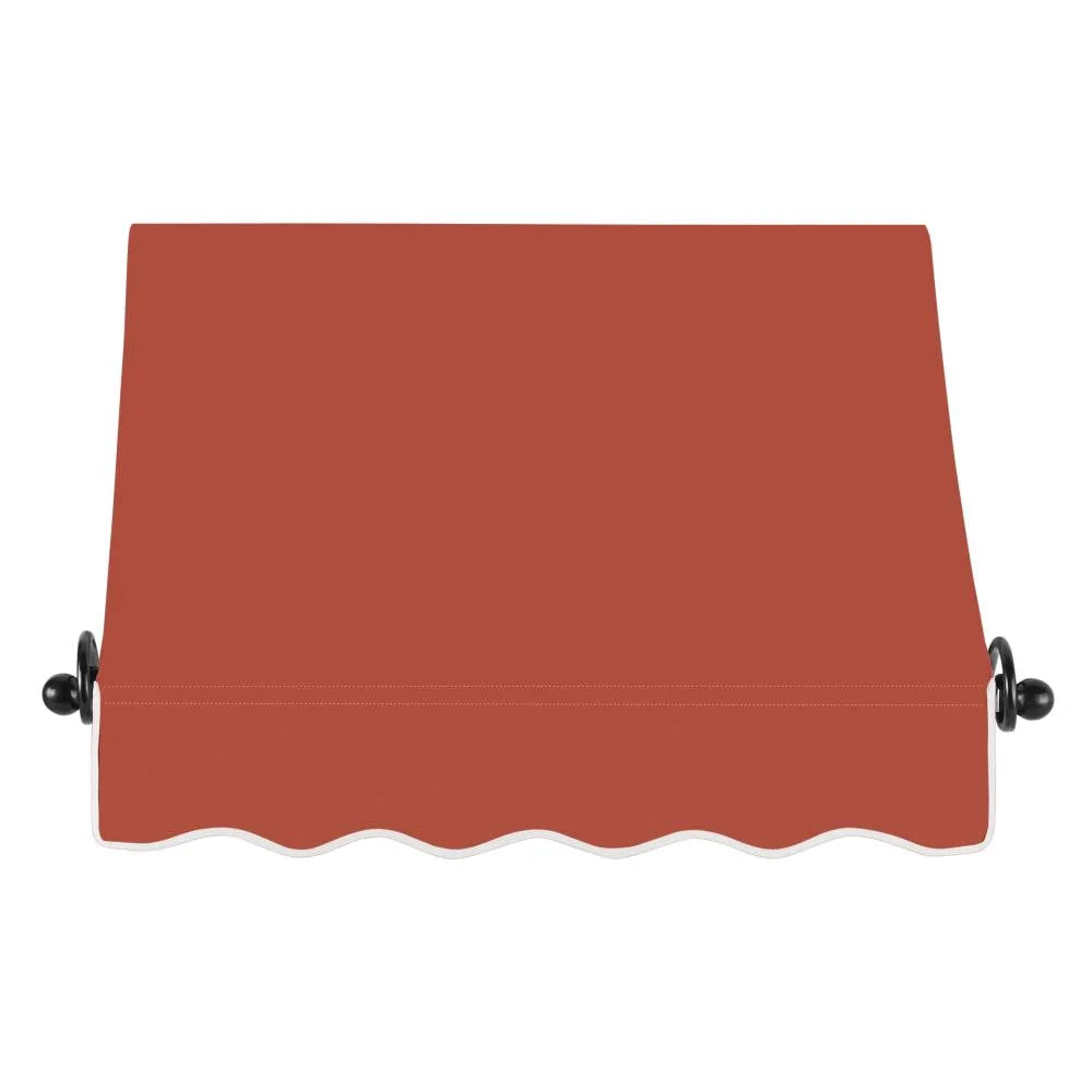 Terracotta Fixed Awning Acrylic Fabric J6356