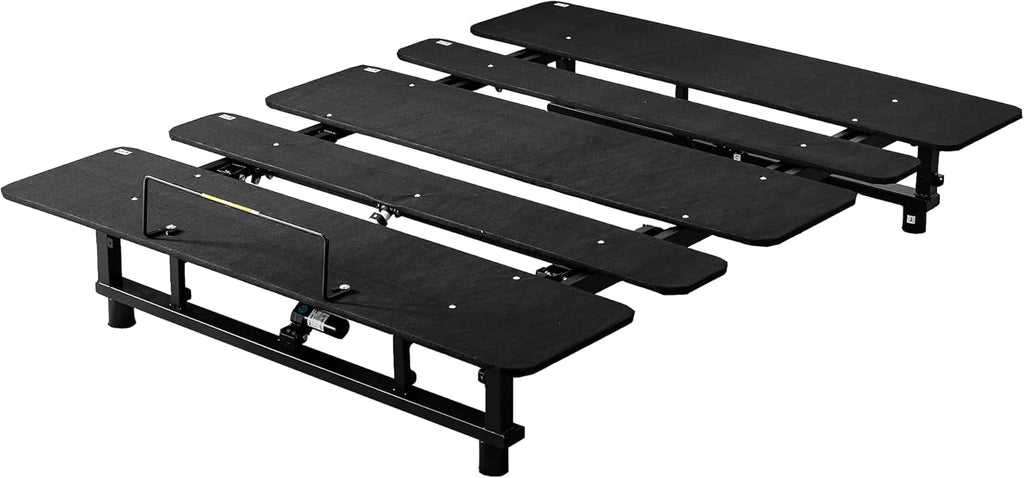 Black Queen Adjustable Bed Frame with Wireless Remote E481967