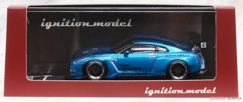 1/64 Blue Metallic Nissan Skyline R35 GT-R Model Car F6629