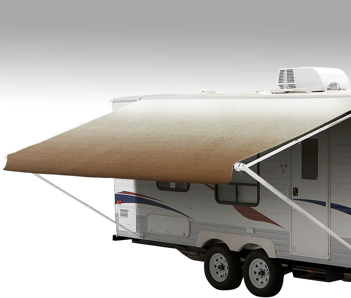 RV Awning Fabric Replacement Weatherproof Vinyl 16' S1056