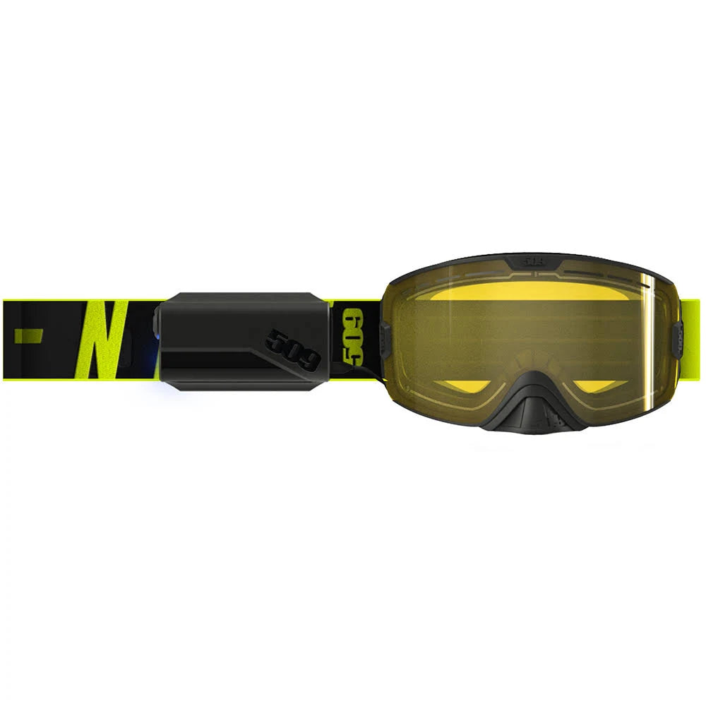 Hi-Vis Black Yellow Tint Heated Goggle K64972