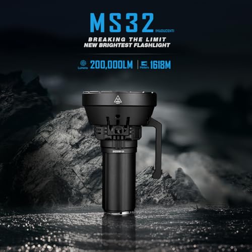 200,000 Lumens Rechargeable Flashlight W3595