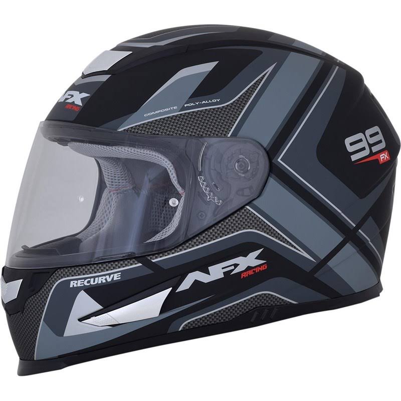 Pearl White/Red Recurve Helmet F366