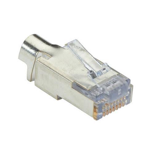 Shielded Cat6 EZ-RJ45 Modular Plugs, 50-Pack O59291
