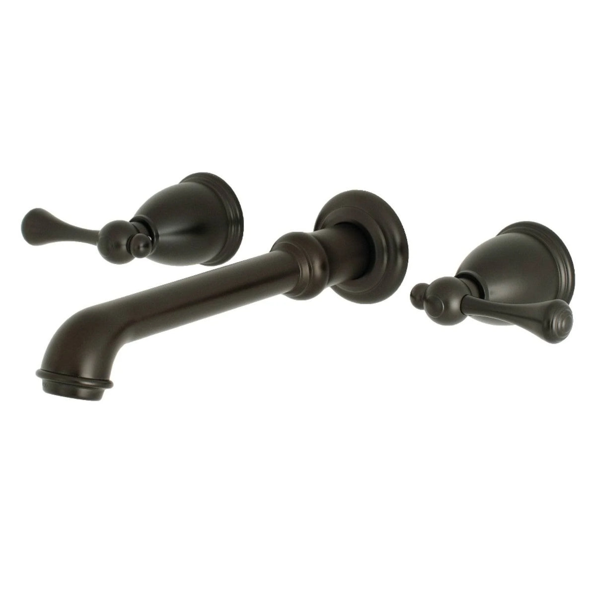 Oil Rubbed Bronze Two-Handle Wall Mount Bathroom Faucet A23870