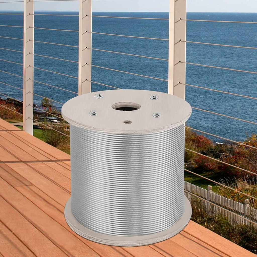 Stainless Steel 1/8 x 1000ft Braided Aircraft Cable O276896
