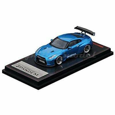 1/64 Blue Metallic Nissan Skyline R35 GT-R Model Car F6629