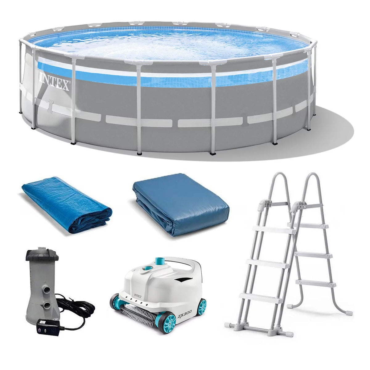 16ft x 48in Above Ground Swimming Pool Set R1376