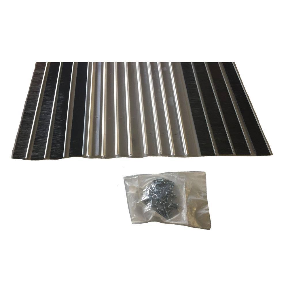 Garage Door Brush Weather Seal with Aluminum Retainer with 1 in. Brush K194