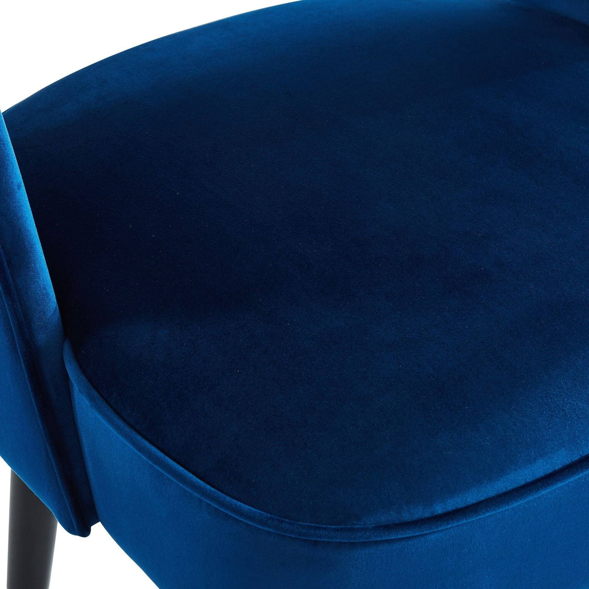 Set of 2 Blue and Black Contemporary Counter Stools W48721