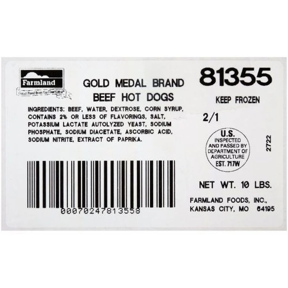 Long Beef Hot Dog R819