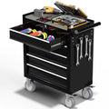 4-Drawer Black Rolling Tool Chest with Wheels L18646