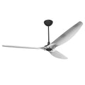 84 Ceiling Fan with Brushed Aluminum Blades and Black Finish T436