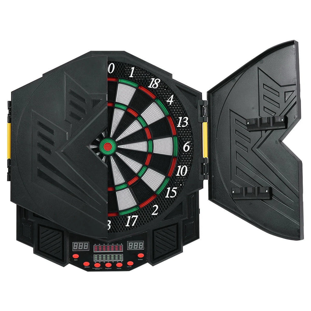 Electronic Dartboard Cabinet Set with 12 Darts Q63428