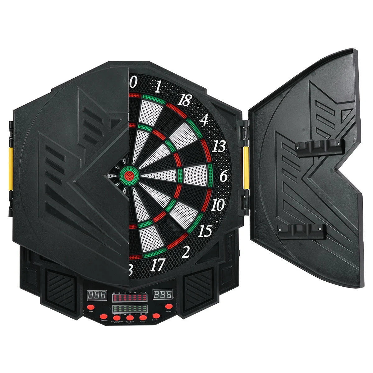 Electronic Dartboard Cabinet Set with 12 Darts Q63428