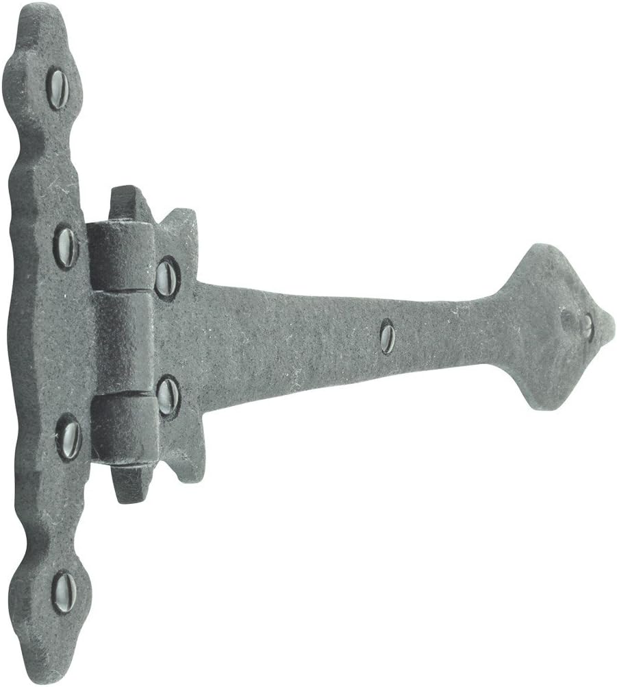 Black Wrought Iron Door Hinge 11.25 Long Pack of 4 K4895