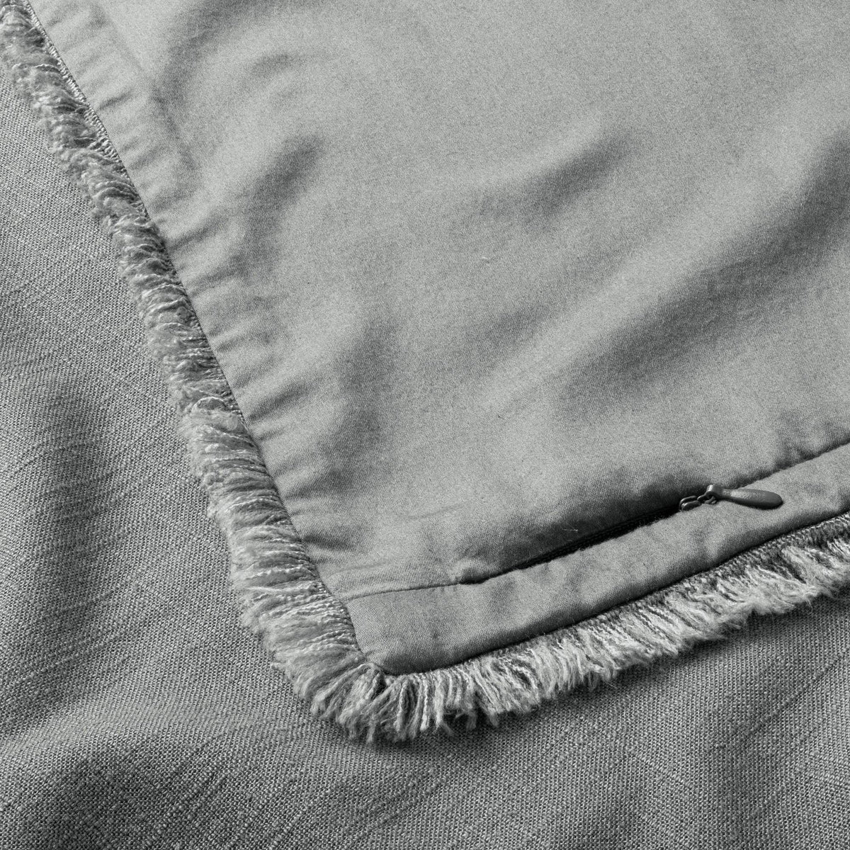 Full/Queen Linen Blend Comforter and Sham Set I76419