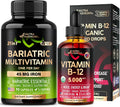 Bariatric Multivitamin Capsules & Organic Vitamin B12 Drops C52387