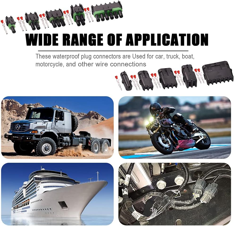 473PCS Waterproof Electrical Connector Kit with Pin Removal Tool D5186