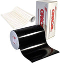 Gloss Black Adhesive Craft Vinyl with Roll of Clear Transfer Paper (150ft x 12 in) O51035