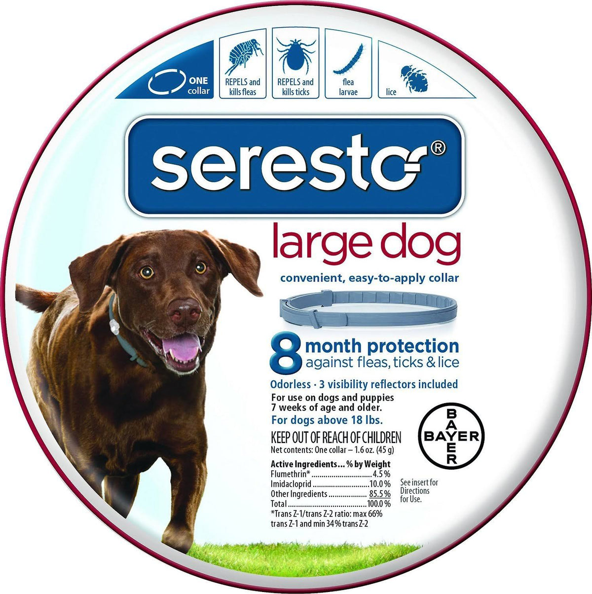 Flea Collar for Large Dogs 2 Pack H791392