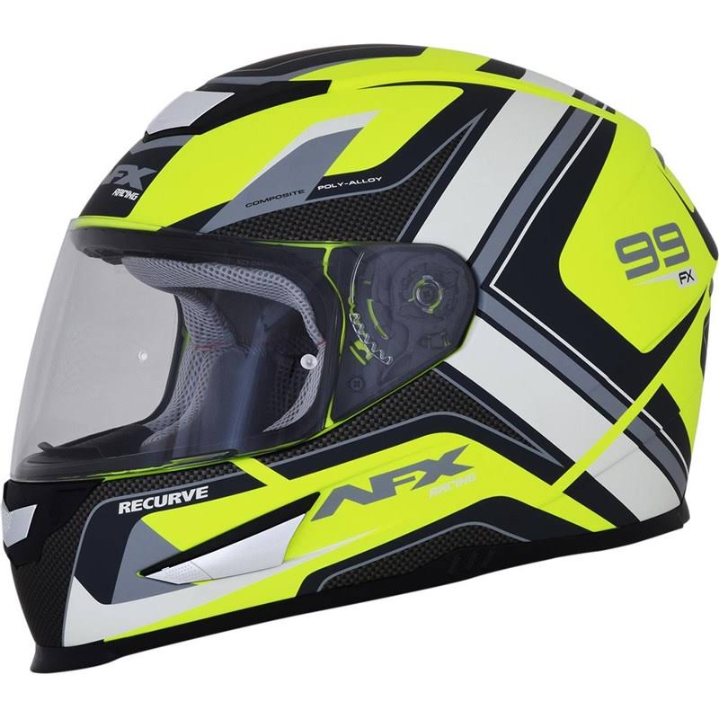 Pearl White/Red Recurve Helmet F366