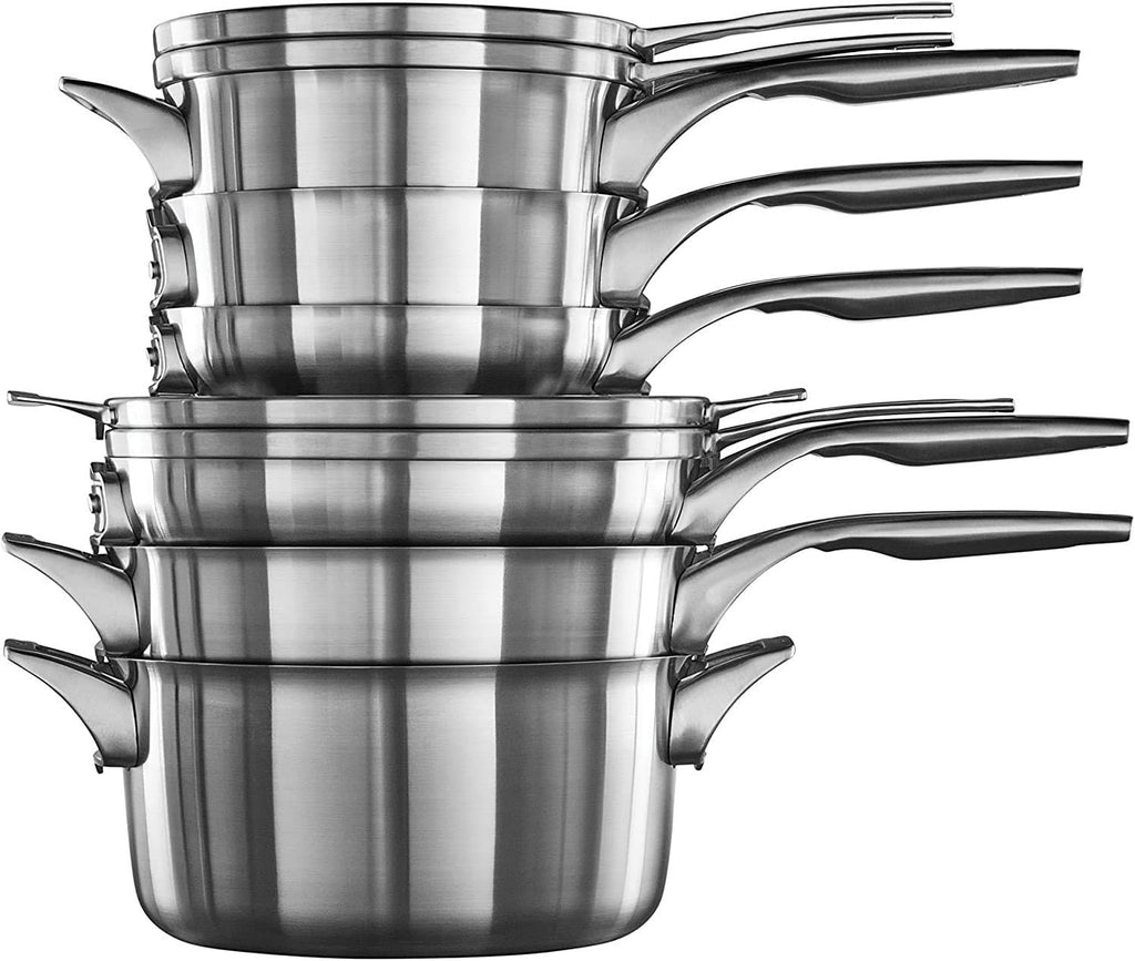 10-Piece Stainless Steel Cookware Set F55721