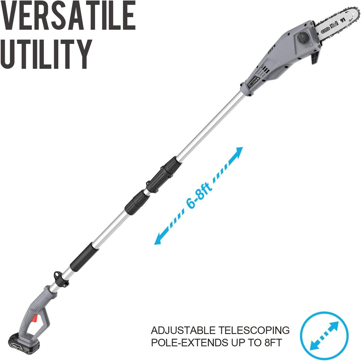 8-Inch Electric Telescopic Pole Chain Saw I299064