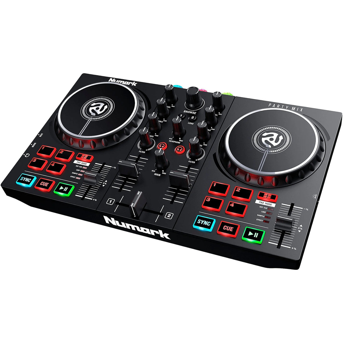 DJ Controller Set with Built-In Lights V5764