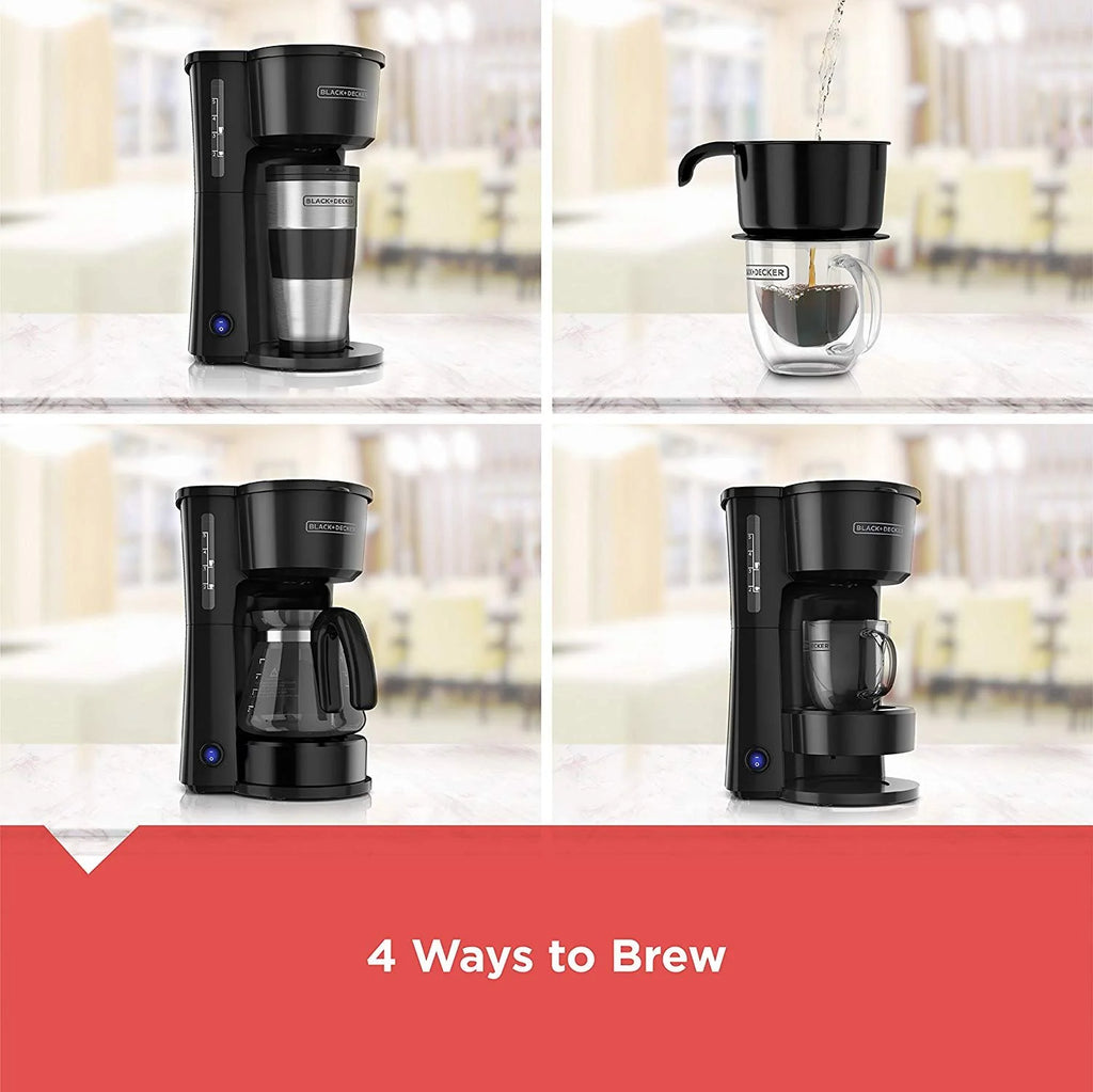 4-in-1 5-Cup Station Coffeemaker Y450