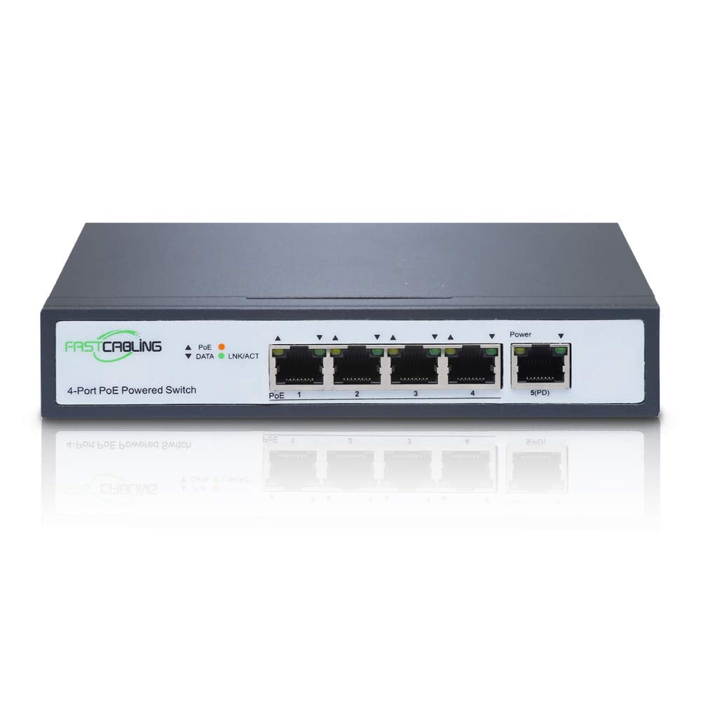PoE Powered Switch, 65W Passthrough Power, IEEE802.3bt Standard Y79772
