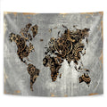 Gold World Map U612548