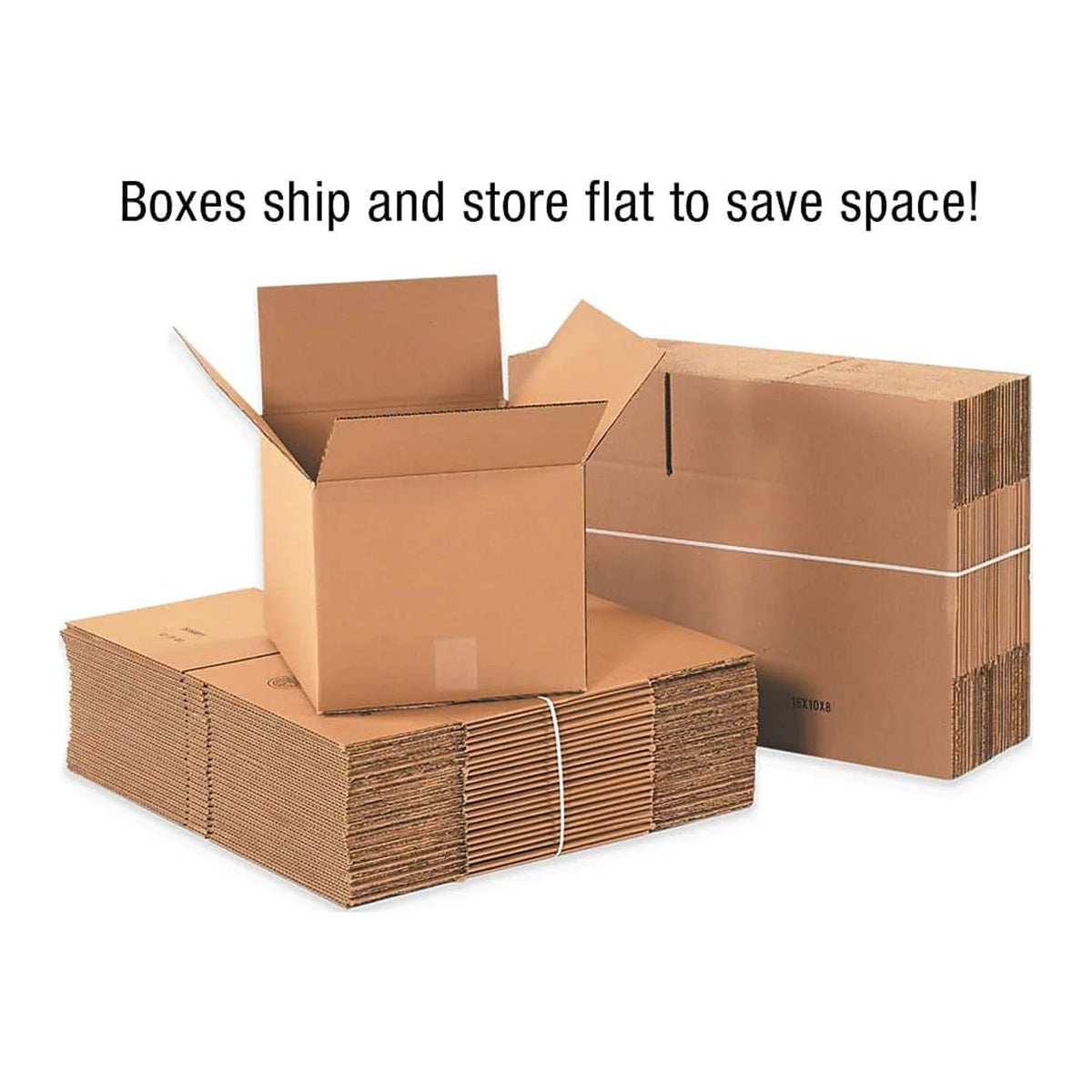 Tall Corrugated Boxes 5" x 5" x 60" Kraft 20/Bundle L1037