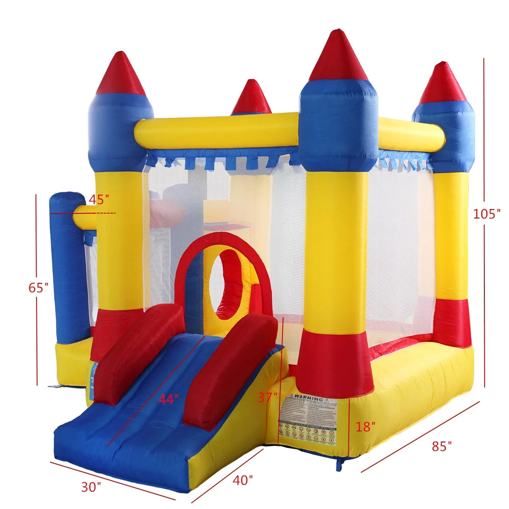 Inflatable Bounce House with Carry Bag and Repair Kit U1249