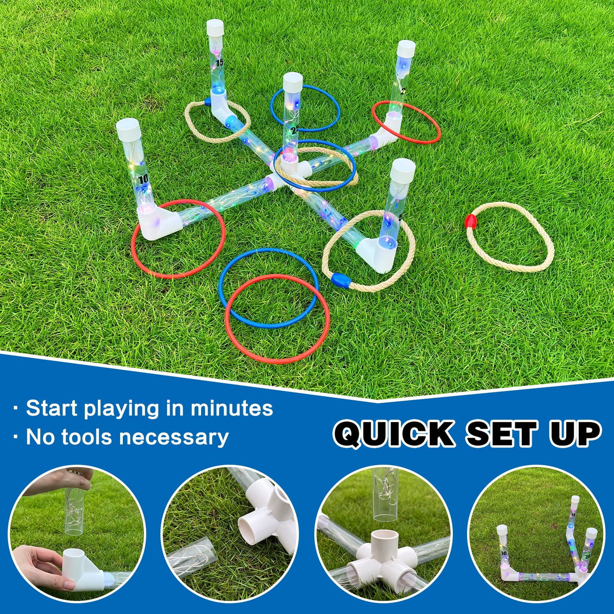 Ring Toss Game with Led Lights I385